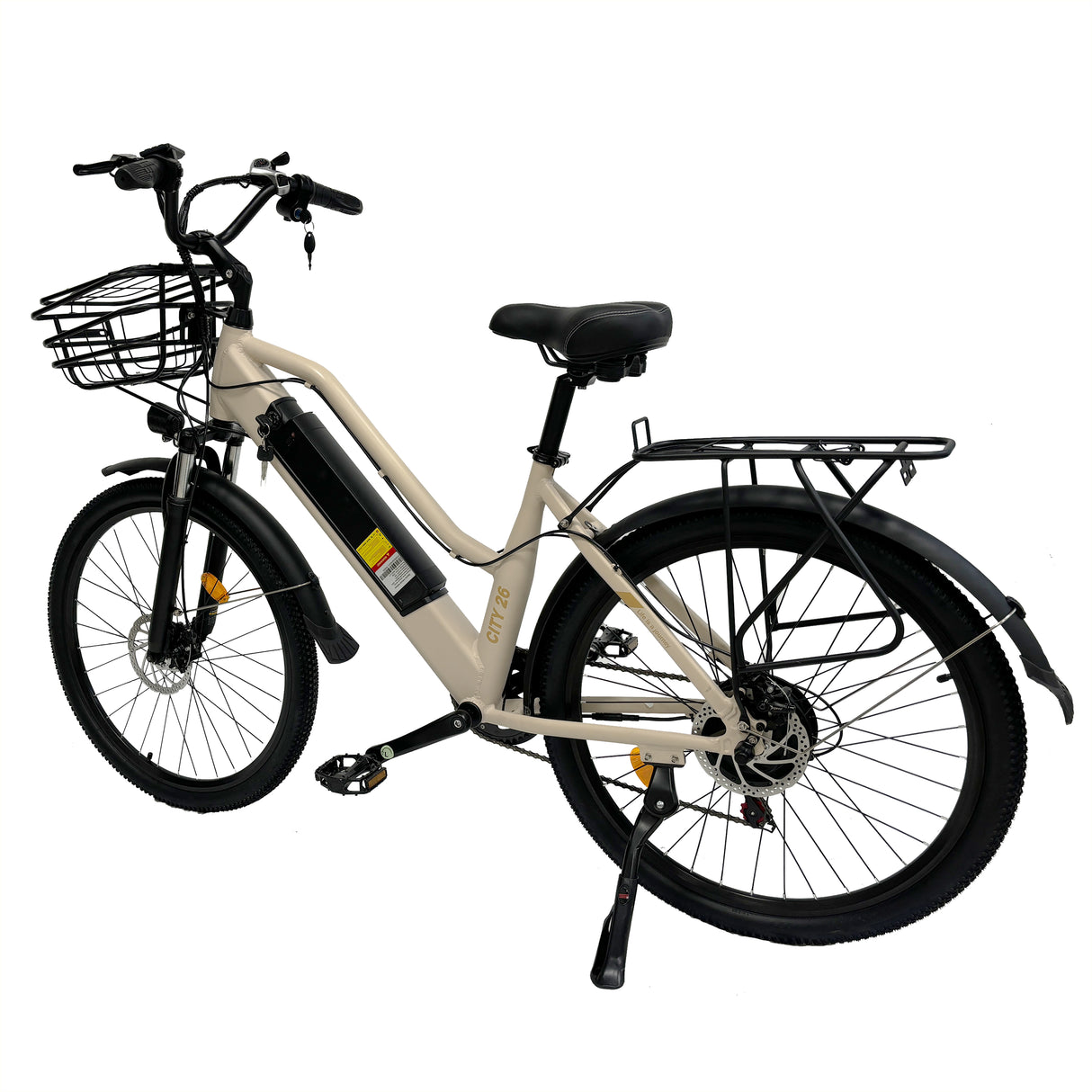 【EU Direct】City Electric Bike for Women | 500W 48V 15Ah | 55Km Range Commuter E-Bike
