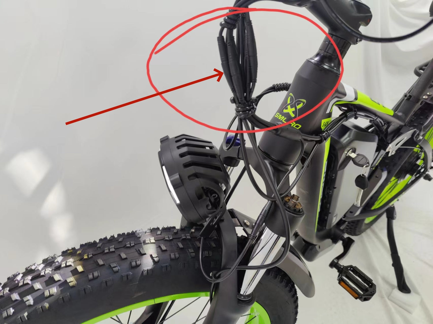 SMLRO accelerator/ throttle with&without key(No spare key, replace the ebike key if it is lost)