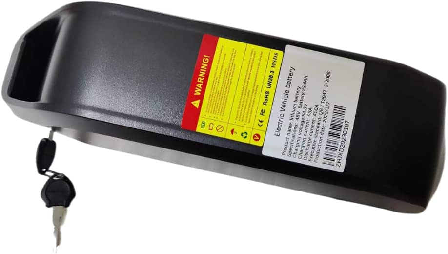 Removable Lithium Battery for SMLRO ORLMS/PHILODO/Dakeya Adult Electric Bikes (Charger Not Included)