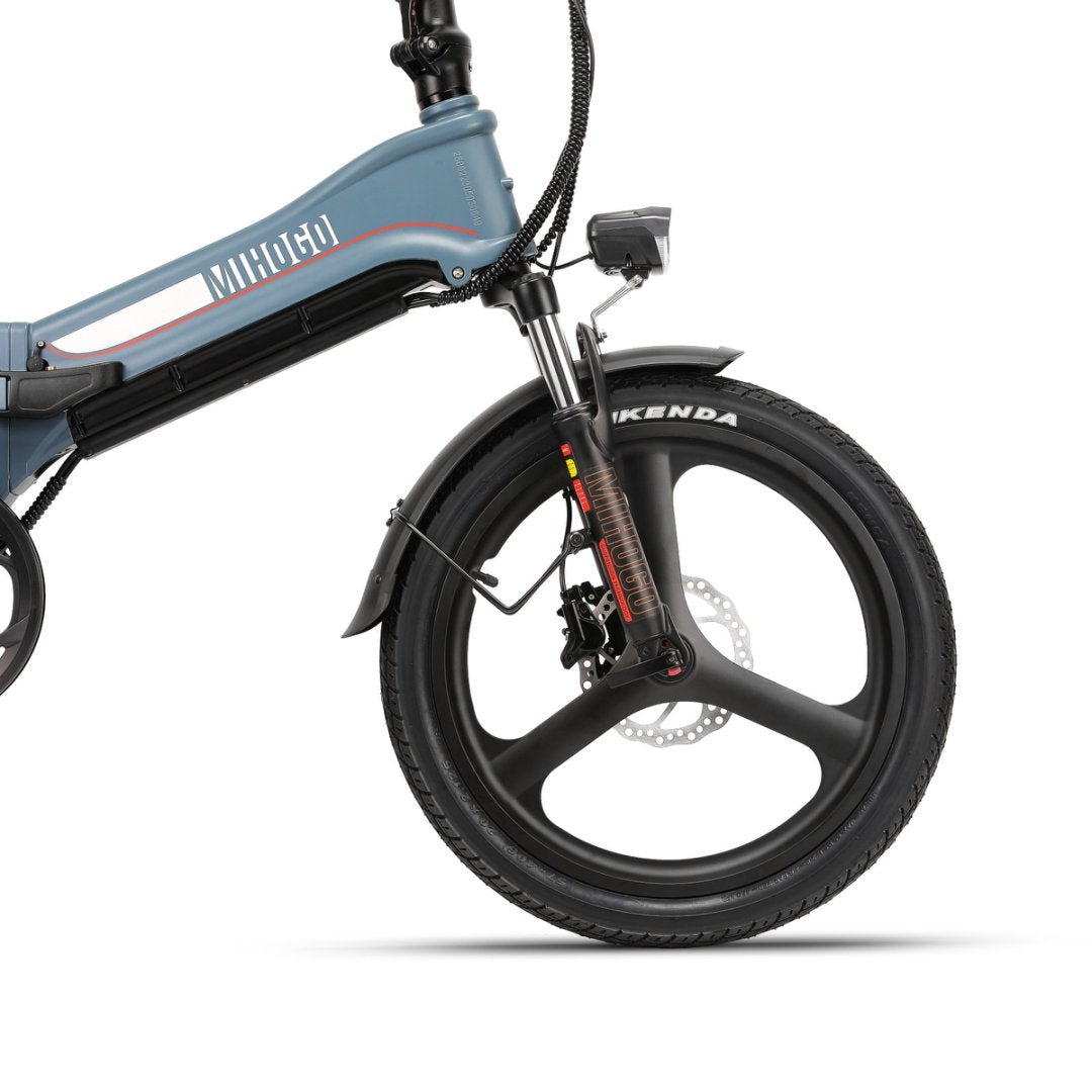 (EU Stock) Mihogo RX2.4 48V 12.8AH 500W Single Motor Intelligent Bluetooth 7 Speed Foldable Ebike For Adults