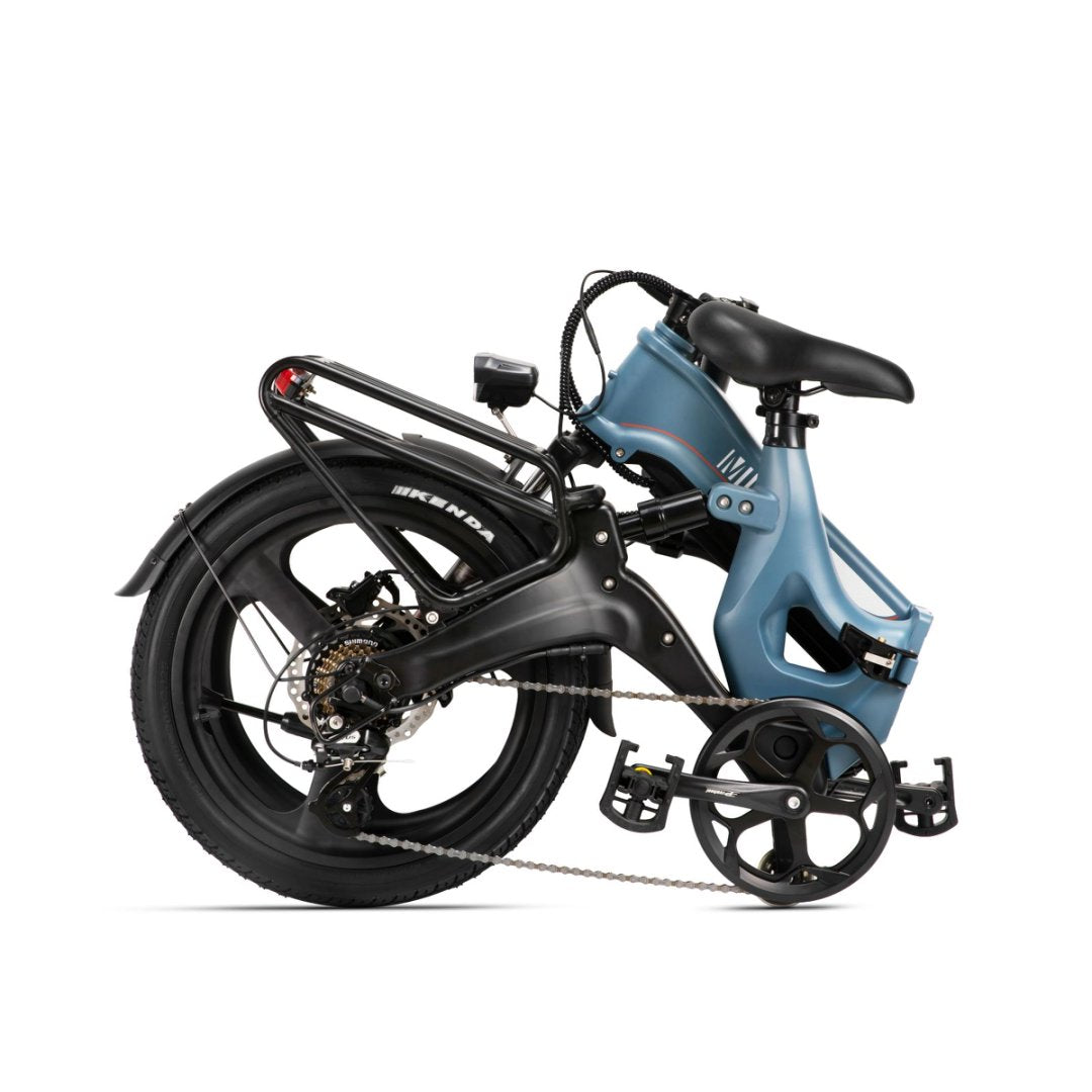 (EU Stock) Mihogo RX2.4 48V 12.8AH 500W Single Motor Intelligent Bluetooth 7 Speed Foldable Ebike For Adults