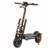 2025 NEWEST Electric Scooter High Power Dual Drive 6000W Motor, 53 MPH, 65 Mile Long Range Heavy Duty Electric Scooter, 11 Inch Tubeless Tire Road Tires Electric Scooter with Detachable Seat for Adults