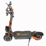 2025 NEWEST Electric Scooter High Power Dual Drive 6000W Motor, 53 MPH, 65 Mile Long Range Heavy Duty Electric Scooter, 11 Inch Tubeless Tire Road Tires Electric Scooter with Detachable Seat for Adults