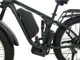 (Ship from China) SMLRO V3 PLUS Dual Motors Electric Bike | 2000W 48V 22.4AH | Hydralic Disc Brake | Green