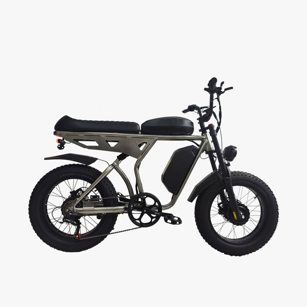 (USA Stock)SMLRO U8 PLUS Dual Motor & Dual Battery 20*4 Inch Tires Electric Bike With Motor Switch| 2000W(Peak 3000W) 48V 19.2Ah & 21Ah|Hydralic Disc Brake