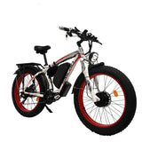 (Ship from China)SMLRO XDC600 Plus Dual Motors Electric Bike |  2000W 22.4AH| Hydralic Disc Brake | Red White