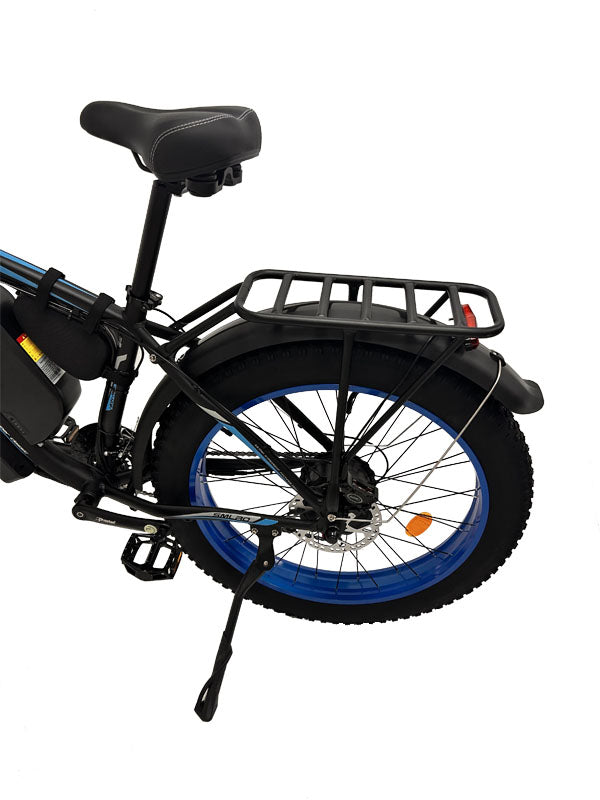 (Ship from China)SMLRO XDC600 Plus Dual Motors Electric Bike | Hydralic Disc Brake| Black Blue