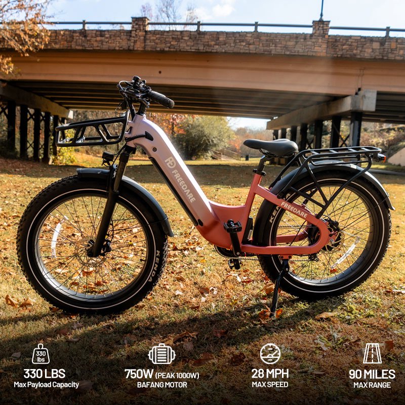 (EU Stokc) Freedare Eden 750W Bafang Motor 48V 20AH  Samsung Battery GPS 26*4 Fat Tire Mountain Ebike