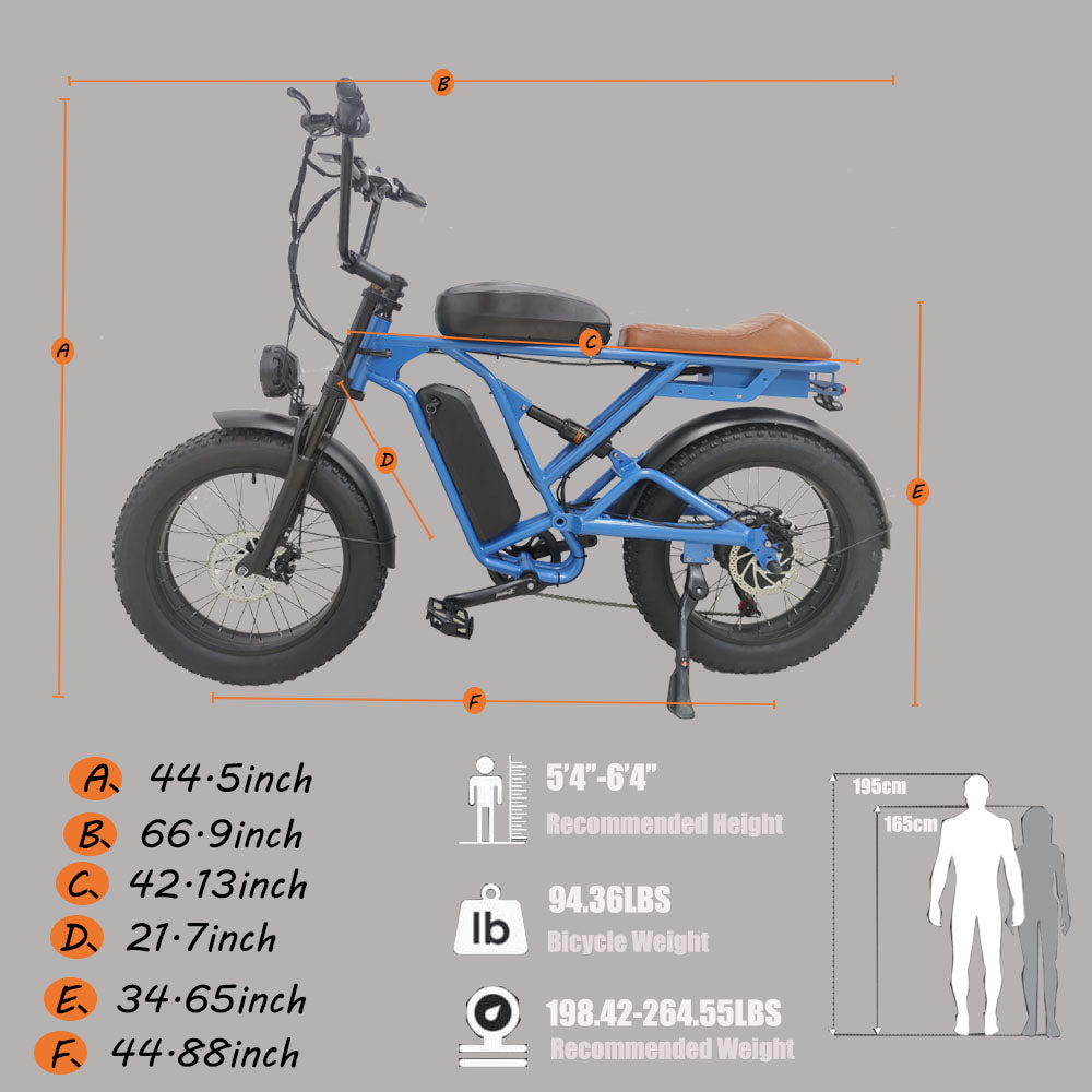 (Ship from China)SMLRO E5 Dual Motor & Dual Battery Electric Bike