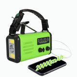 Condor 1 Emergency Hand crank Radio 20000mah USB Charger FM AM NOAA Weather Radio with Compass Lamp Solar Radio