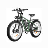 (Ship from China) SMLRO V3 PLUS Dual Motors Electric Bike | 2000W 48V 22.4AH | Hydralic Disc Brake | Green