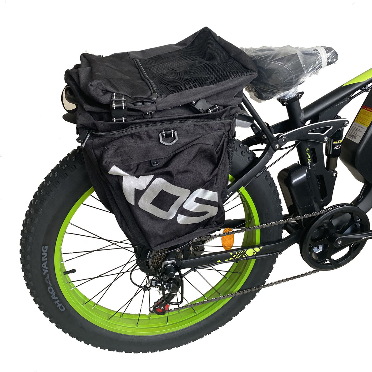 SMLRO ebike applicable bag, waterproof 37L large capacity, can be placed on the rear rack of the ebike