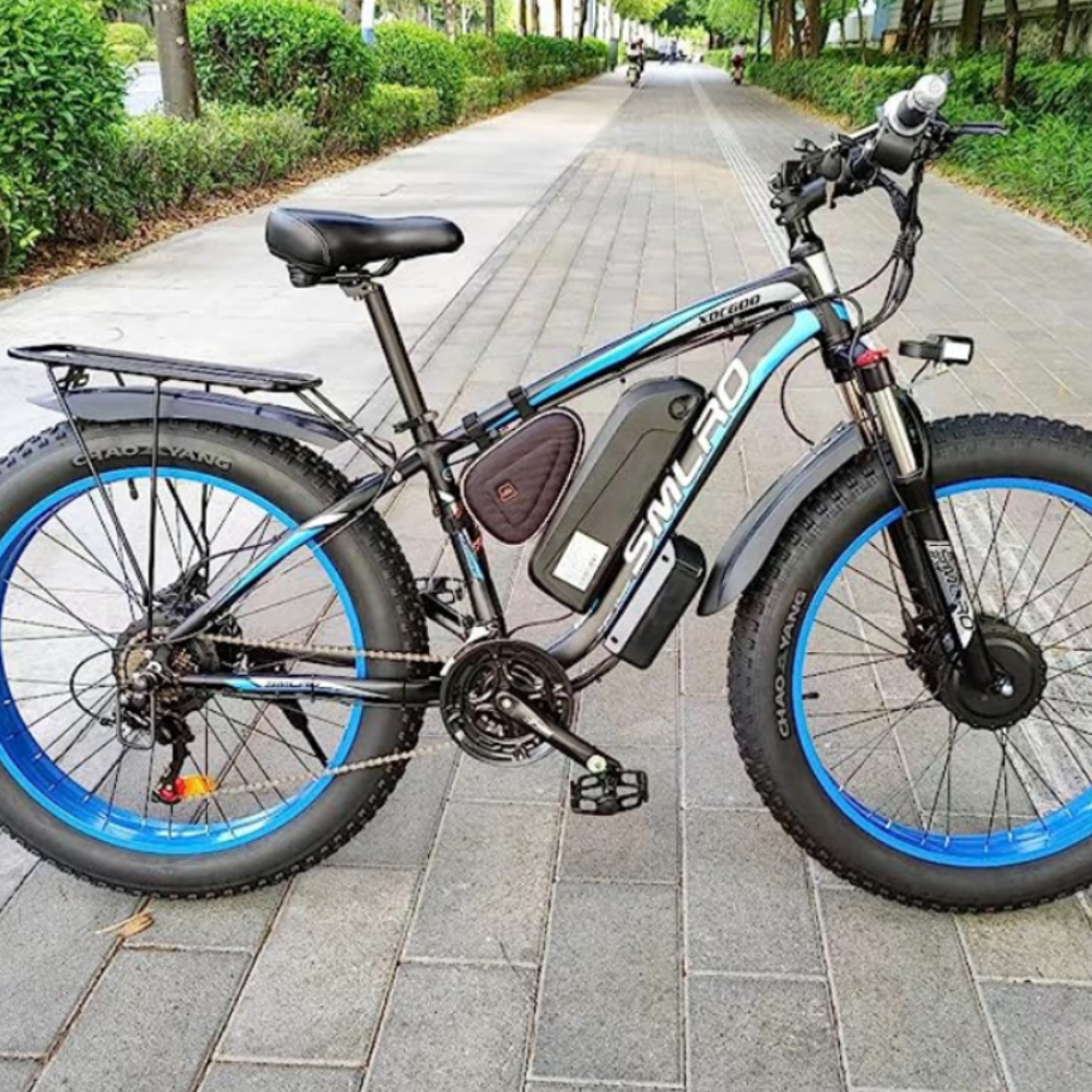 SMLRO XDC600 Plus Dual Motors Electric Bike | 2000W 22.4AH | Hydralic Disc  Brake| Blue