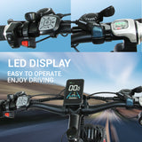 (USA Stock)SMLRO XDC600 Plus Dual Motors Electric Bike |  2000W 52V 30AH | Hydralic Disc Brake