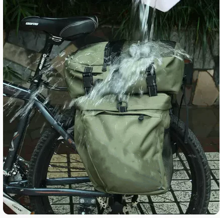 SMLRO ebike applicable bag, waterproof 37L large capacity, can be placed on the rear rack of the ebike