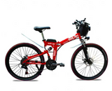 (Ship from China)SMLRO MX300 Foldable Single Drive Mountain & City Electric Bike-Hydralic Disc Brake