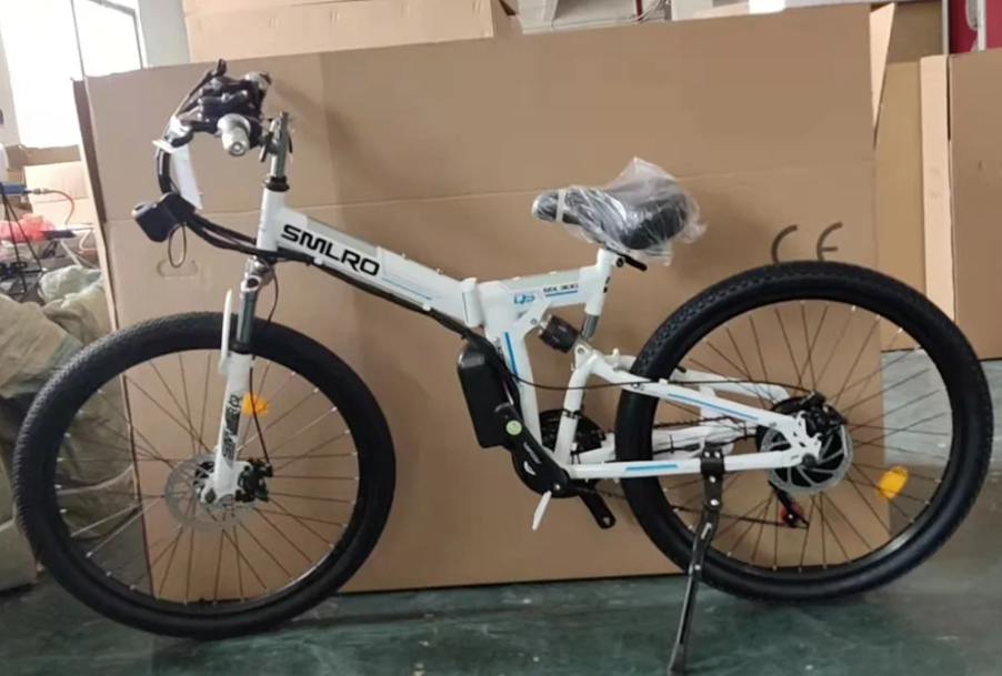 (Ship from China)SMLRO MX300 Foldable Single Drive Mountain & City Electric Bike