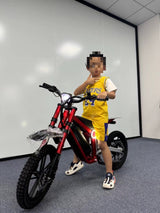 (Ship from China) 36V Electric Dirt Bike for Kids Aged 5-16, 350W Disc Brake Electric Motorcycle Ebike, Maxium Speed 22mph, 3 Speed Settings, Safe Disc Brakes, 16IN Off-Road Tires