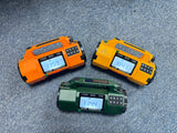 Portable 5000mAh Solar LED Flashlight Hand Crank SOS Alert AM FM WB SW Weather Radio Internet Radio Clock Function