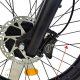 SMLRO Ebike Front Wheel Replacement Spokes (Ships according to the number of wheels owned)