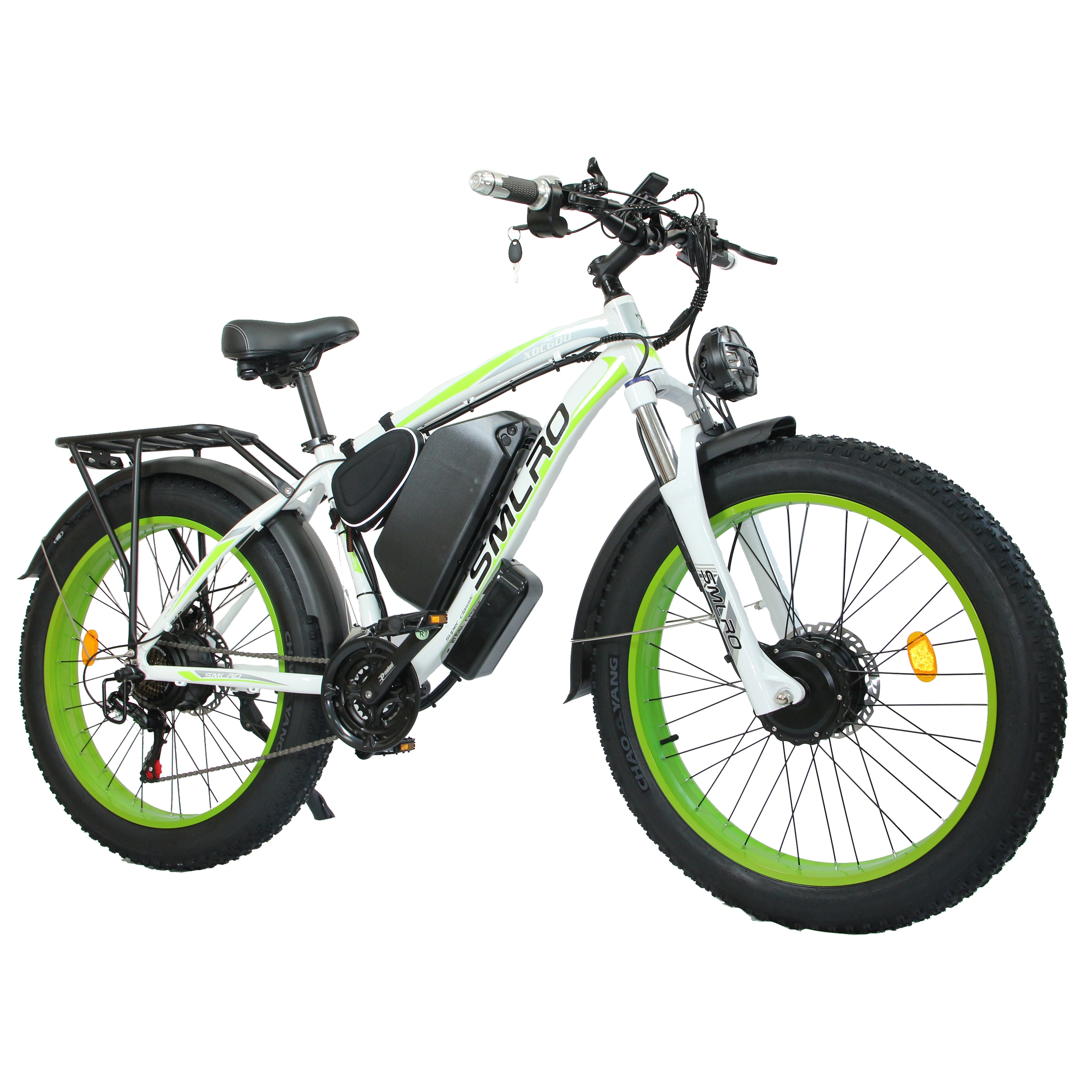 USA Stock)SMLRO XDC600 Plus Dual Motors Electric Bike | 3000W 52V