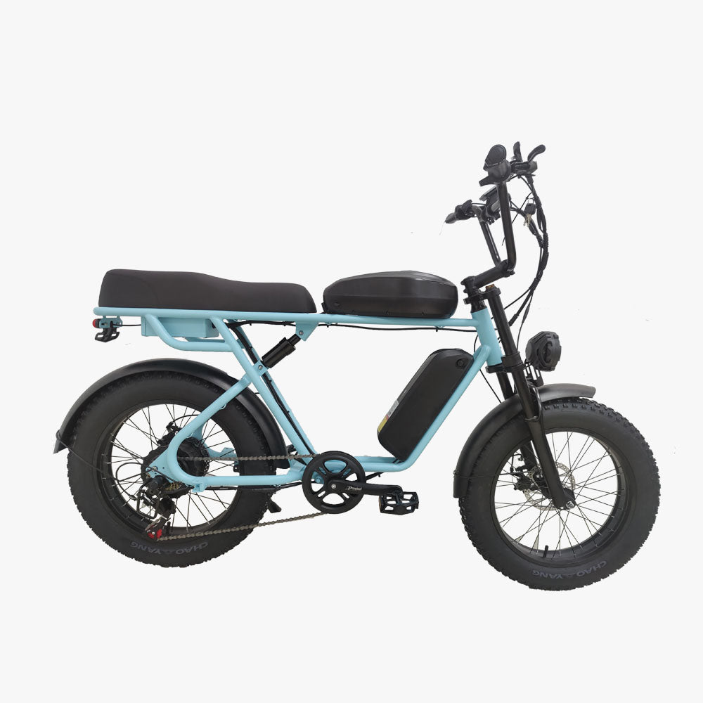 (USA Stock)SMLRO U8 PLUS Dual Motor & Dual Battery 20*4 Inch Tires Electric Bike With Motor Switch| 2000W(Peak 3000W) 48V 19.2Ah & 21Ah|Hydralic Disc Brake