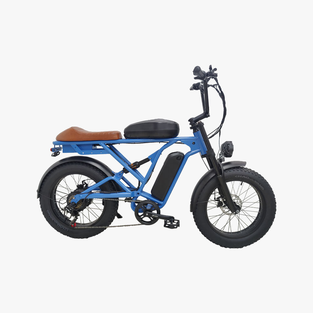 (USA Stock)SMLRO U8 PLUS Dual Motor & Dual Battery 20*4 Inch Tires Electric Bike With Motor Switch| 2000W(Peak 3000W) 48V 19.2Ah & 21Ah|Hydralic Disc Brake