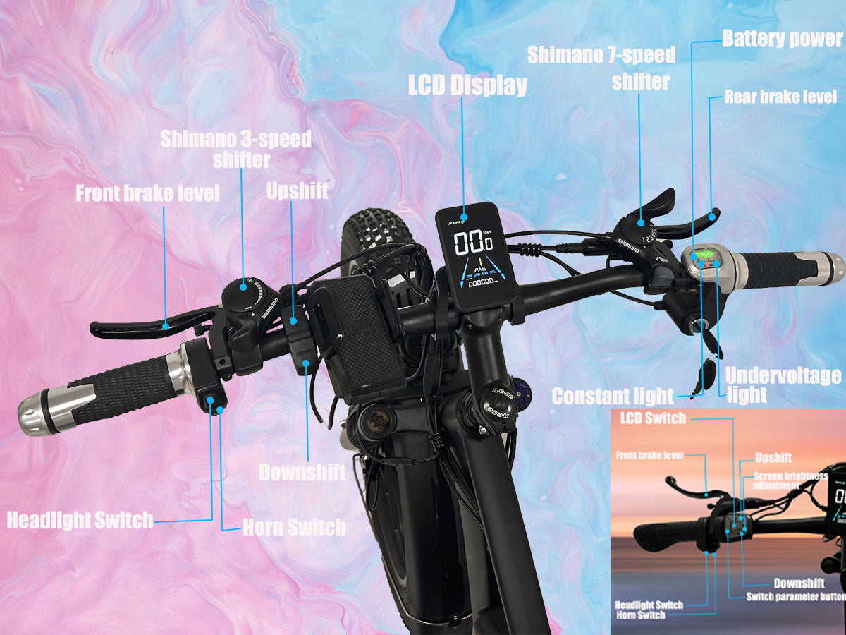 SMLRO XDC600 Plus Dual Motors Electric Bike |  2000W 22.4AH | Hydralic Disc Brake