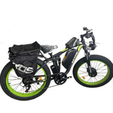 SMLRO ebike applicable bag, waterproof 37L large capacity, can be placed on the rear rack of the ebike