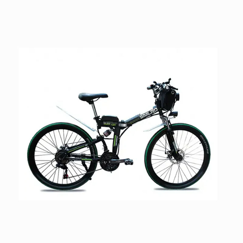 (Ship from China)SMLRO MX300 Foldable Single Drive Mountain & City Electric Bike