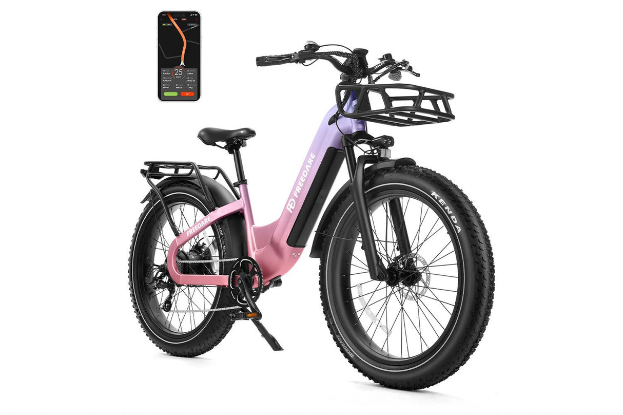 (EU Stokc) Freedare Eden 750W Bafang Motor 48V 20AH  Samsung Battery GPS 26*4 Fat Tire Mountain Ebike