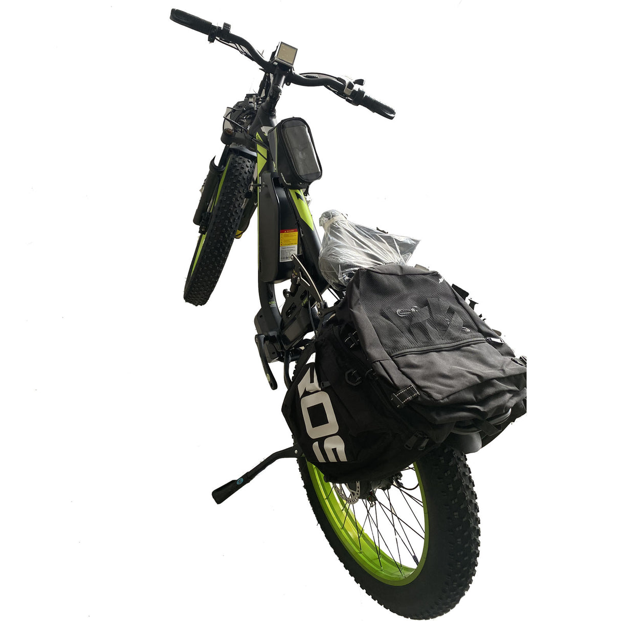 SMLRO ebike applicable bag, waterproof 37L large capacity, can be placed on the rear rack of the ebike