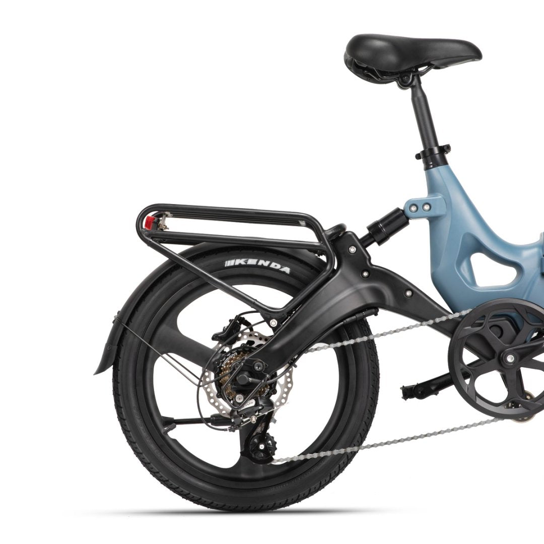 (EU Stock) Mihogo RX2.4 48V 12.8AH 500W Single Motor Intelligent Bluetooth 7 Speed Foldable Ebike For Adults