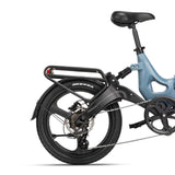 (EU Stock) Mihogo RX2.4 48V 12.8AH 500W Single Motor Intelligent Bluetooth 7 Speed Foldable Ebike For Adults