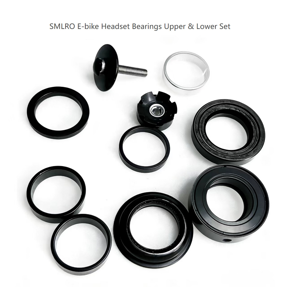 SMLRO/ORLMS E-bike Headset Bearings Upper & Lower Set