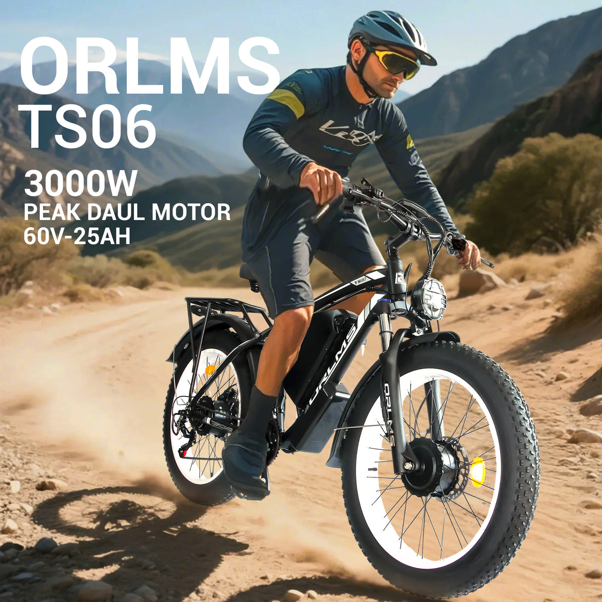 (USA Stock) ORLMS TS60 Dual Motors Electric Bike