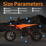 HEZZO D3 Electric Dirt Bike for Teens