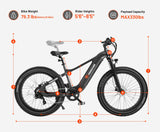 (EU Stock) Freedare Saiga 750W Bafang Motor 48V 20AH SamSung Battery APP Control Ebike