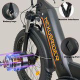 (Ship from China) SMLRO SU9 Dual Motor Ebike 48V 21Ah Battery