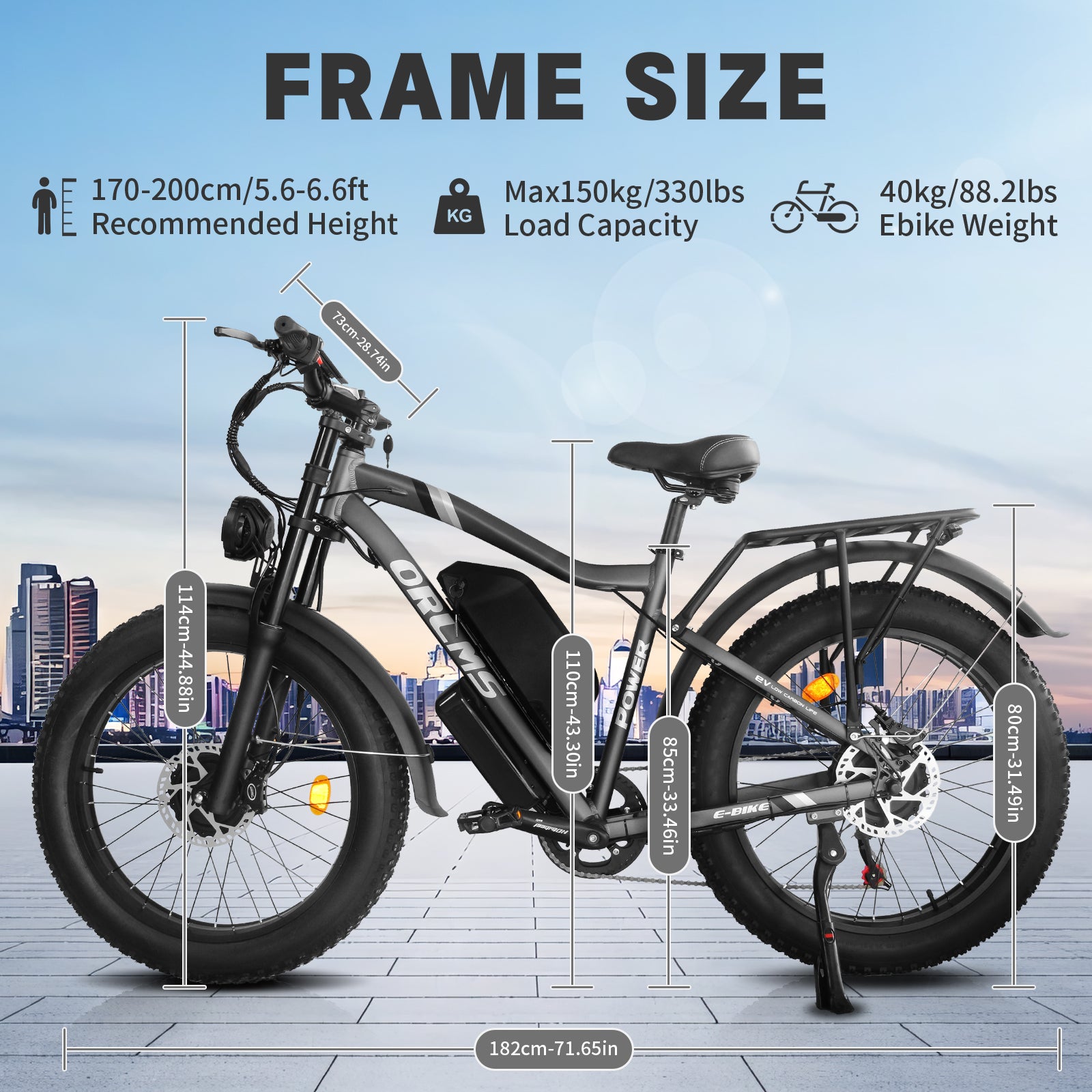 USA Direct) MX500 Dual Motor E-Bike | 2000W 52V 25Ah | 24