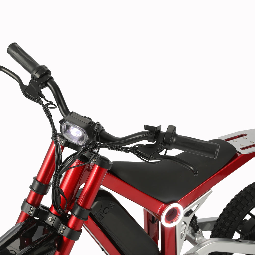 (Ship from China) 36V Electric Dirt Bike for Kids Aged 5-16, 350W Disc Brake Electric Motorcycle Ebike, Maxium Speed 22mph, 3 Speed Settings, Safe Disc Brakes, 16IN Off-Road Tires