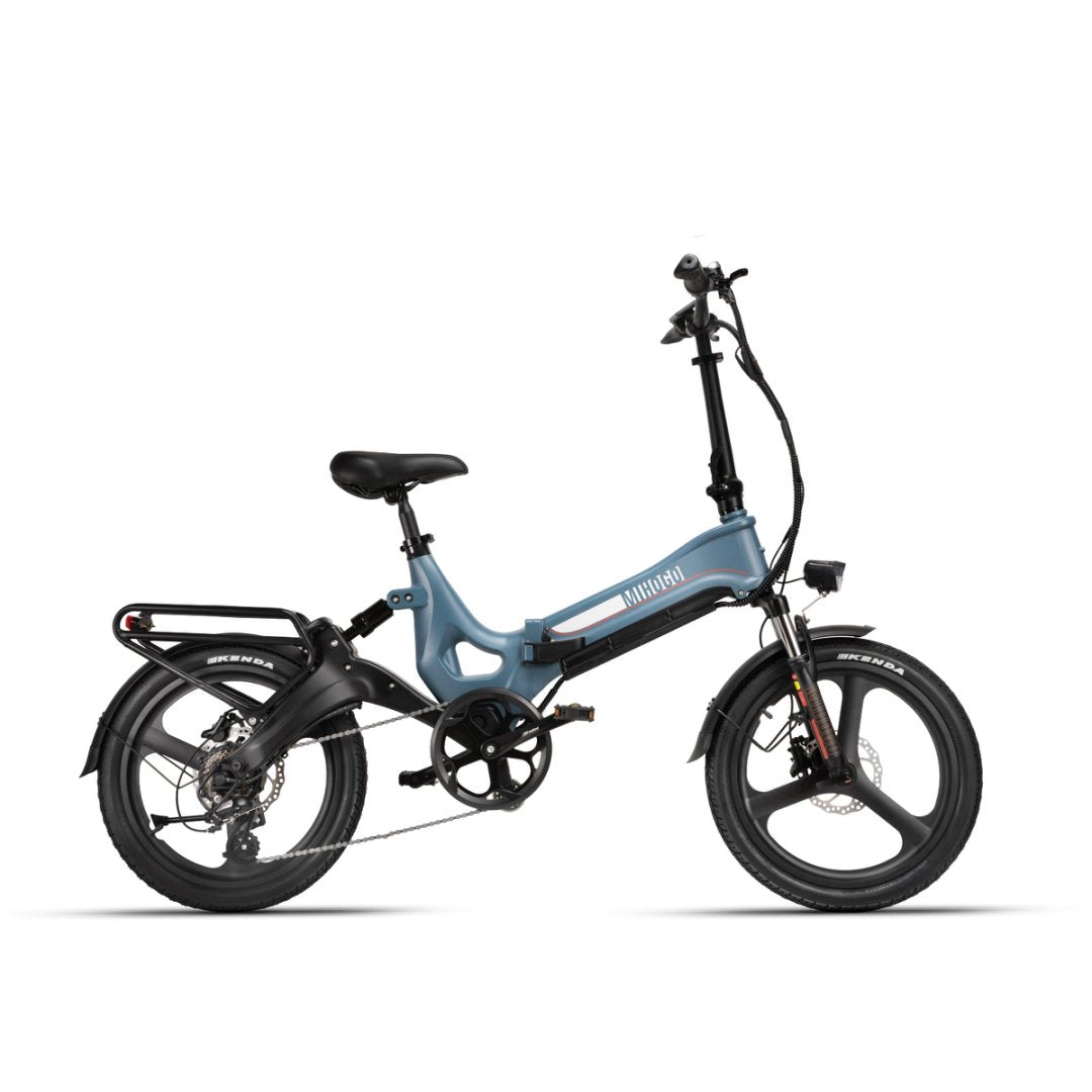 (EU Stock) Mihogo RX2.4 48V 12.8AH 500W Single Motor Intelligent Bluetooth 7 Speed Foldable Ebike For Adults