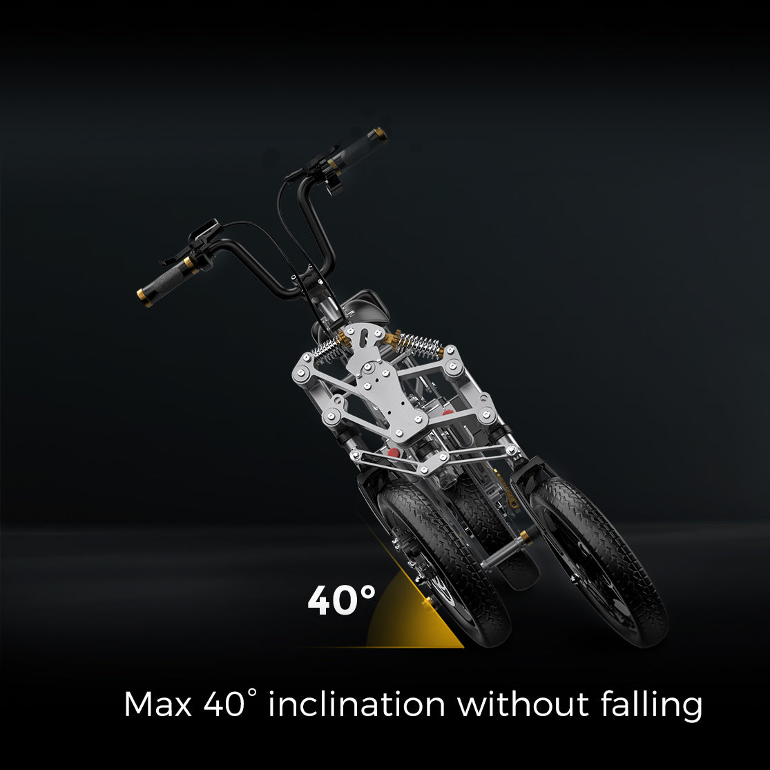 Afreda S6 | Europe’s Favorite 1s Fold Reverse 3-Wheeler – All-Terrain Electric Trike