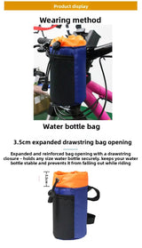Insulated Bike Water Bottle Bag – 2-in-1 Handlebar Pouch & Crossbody Sling