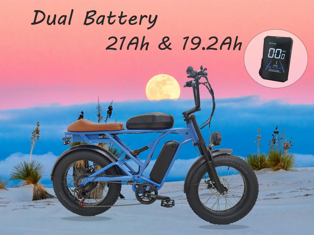 (Ship from China)SMLRO E5 Dual Motor & Dual Battery Electric Bike