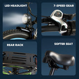 (USA Stock) FINDER 26 Dual Motors 2000W 60V 25AH Electric Bike