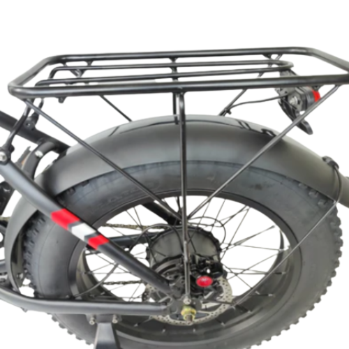 m5 ebike rear rack and rear wheel