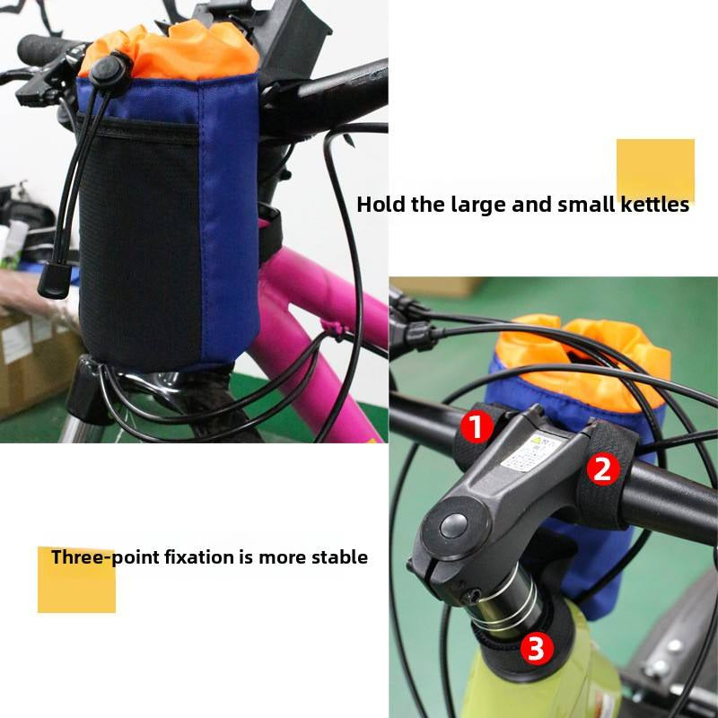 Insulated Bike Water Bottle Bag – 2-in-1 Handlebar Pouch & Crossbody Sling