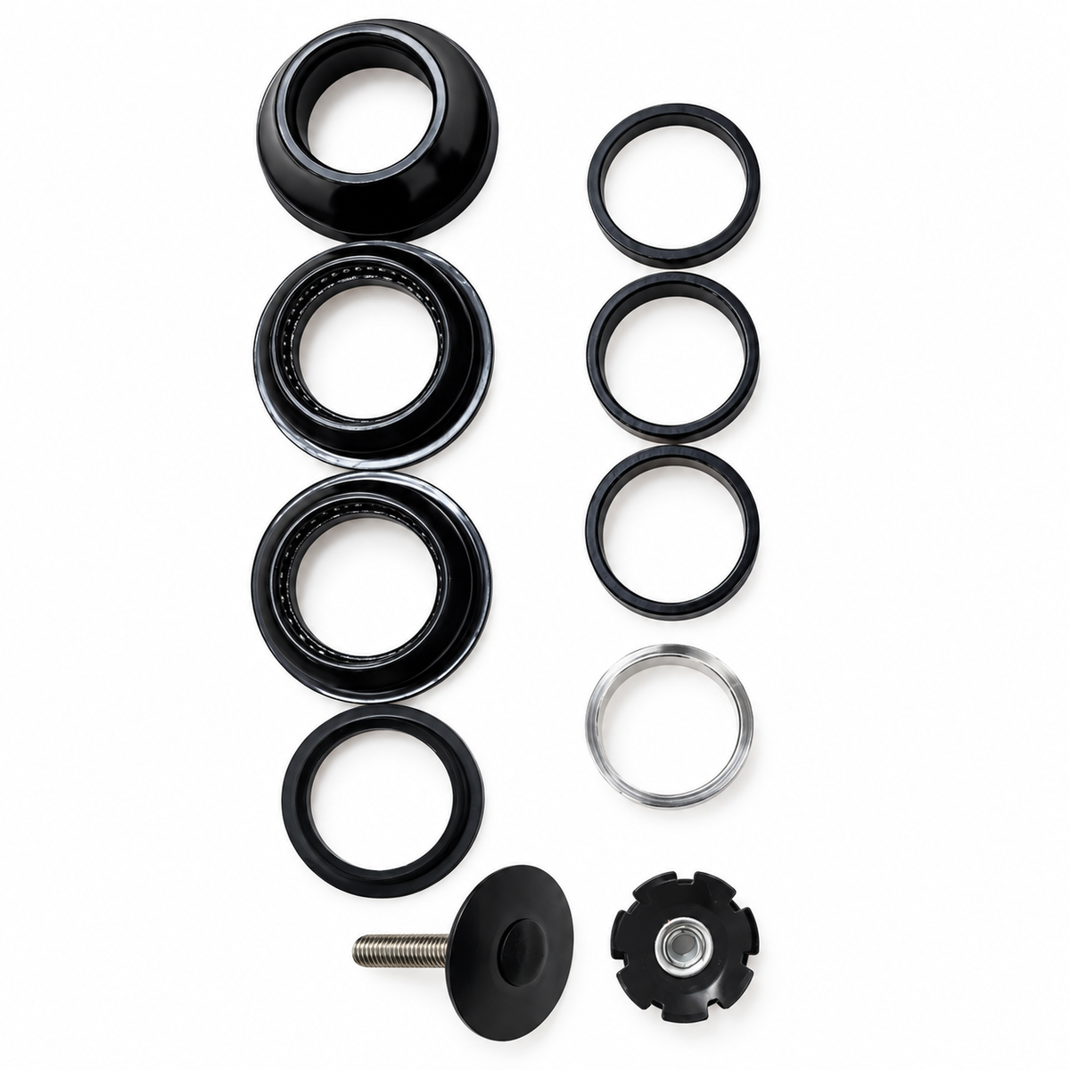 SMLRO e-bike replacement headset assembly with bearings and headset components