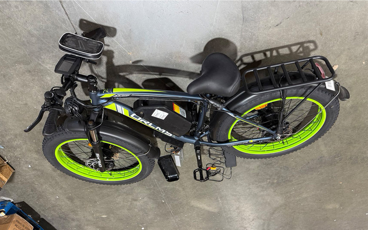USA Stock Certified Like New ORLMS TS60 5000W Dual Motor Fat Tire Ebike – 60V 25Ah